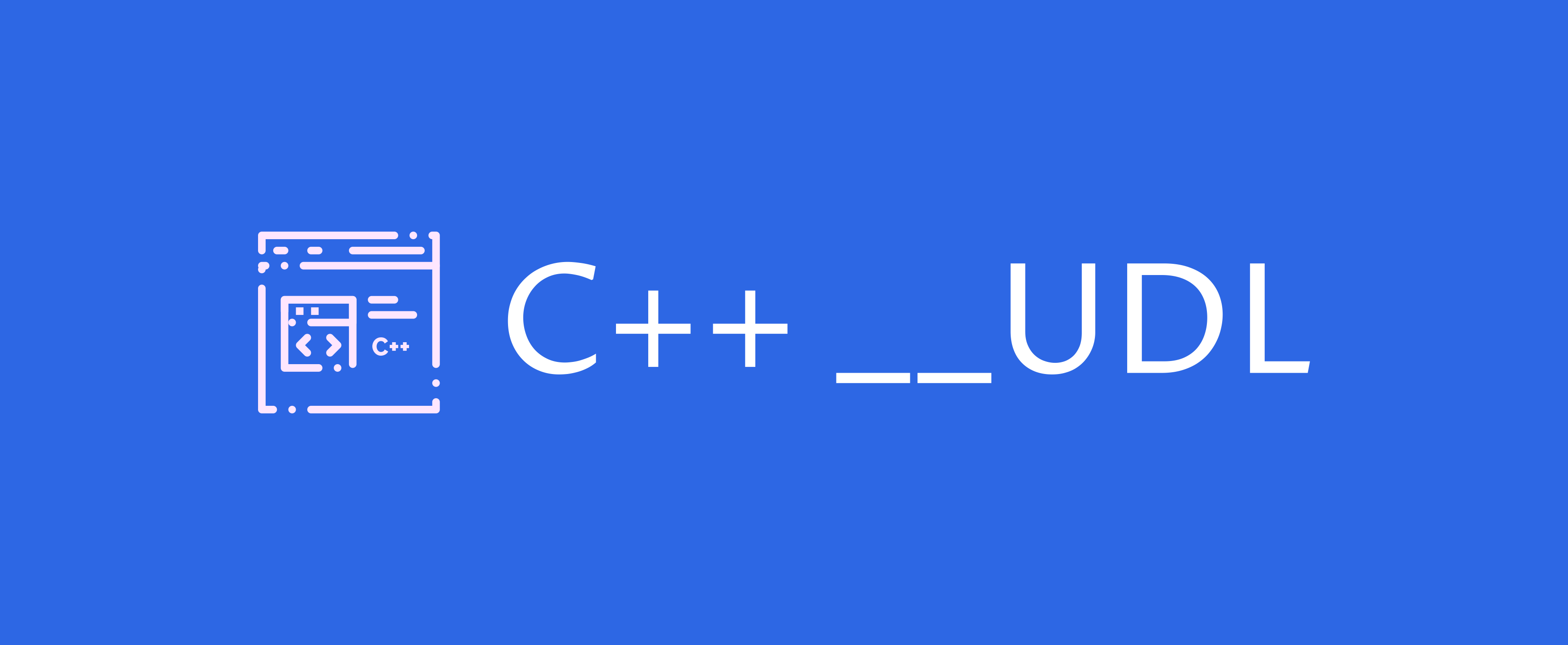 :: C++ User Defined Literals